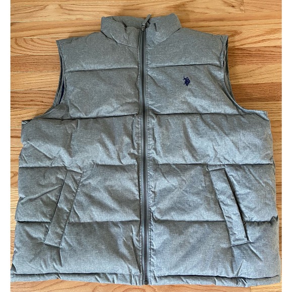 U.S. Polo Association Men's Zip Up Puffer Vest Jacket XL Coat Department - MC11 - Picture 3 of 7